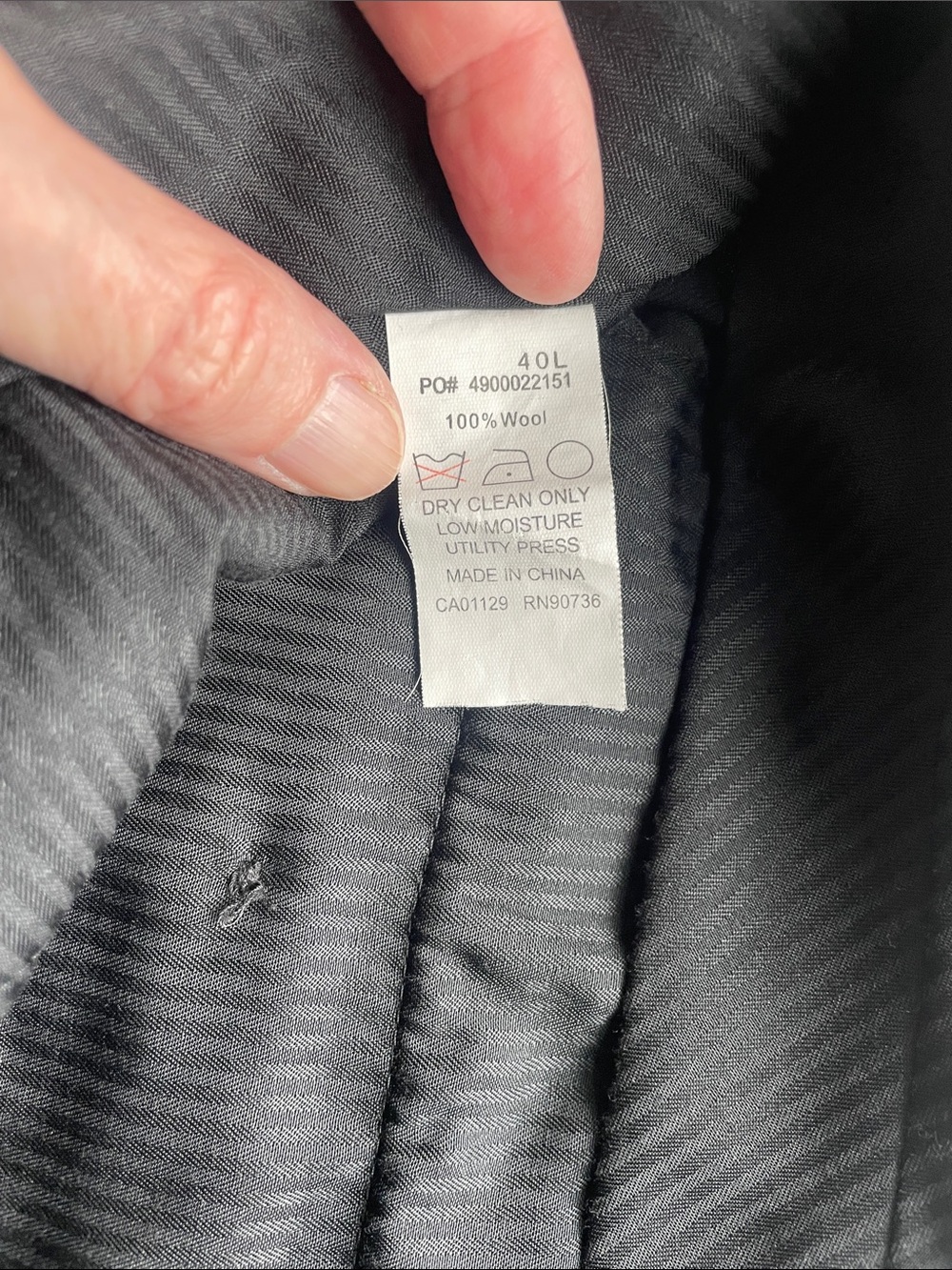 Ralph Lauren Men's Black Wool 2-Piece Suit - Picture 11 of 12